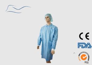 Quality SMS Safety Wear Disposable Visitor Coats Various Size Ties On Neck / Waist wholesale