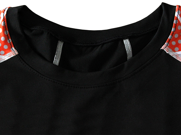 Long Sleeve Screen Printing Rash Guards Excellent Elasticity Double Stitched Seams