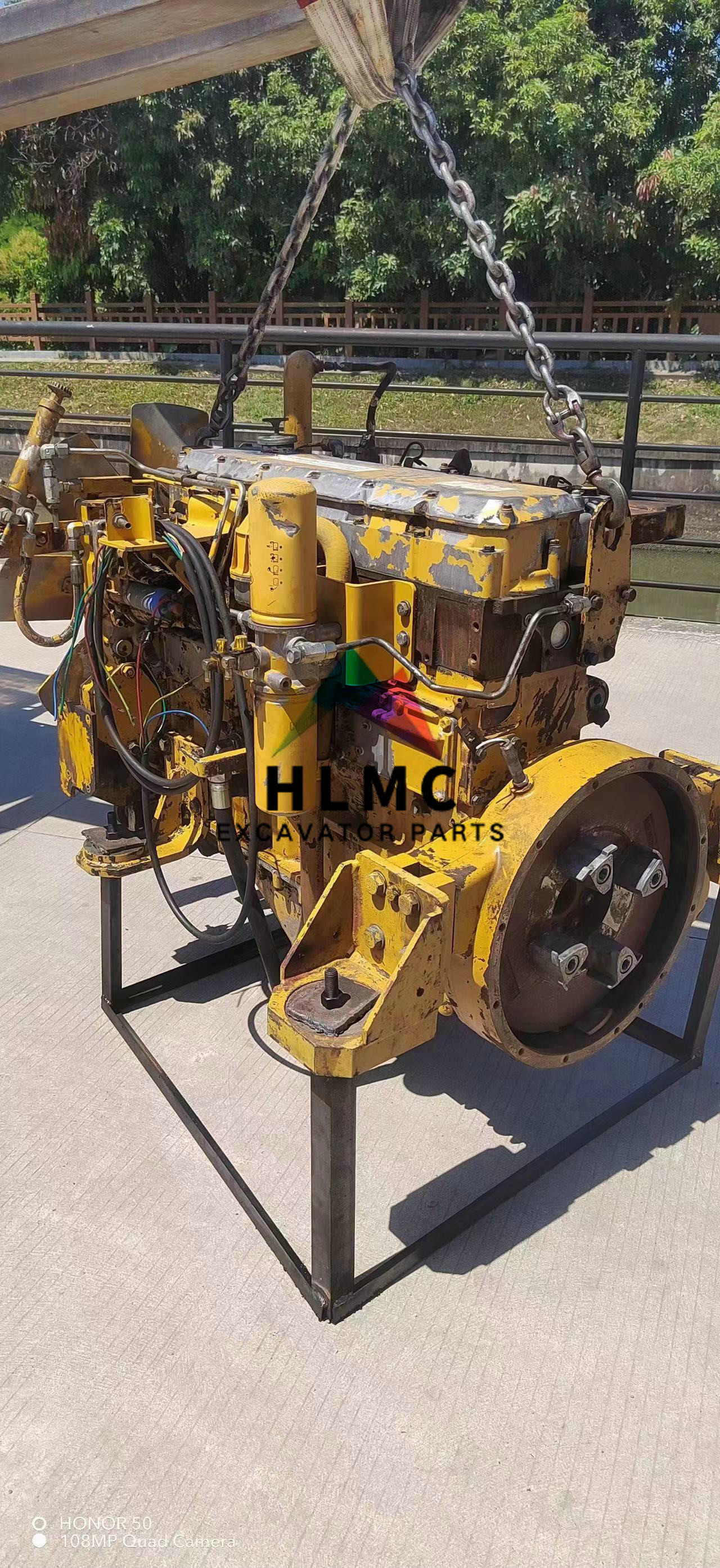 Water Cooled 3116 Diesel Engine Assembly Excavator E325B E325C