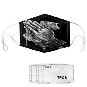 Quality Dustproof Adjustable EarLoop Decorative Cloth Face Mask wholesale