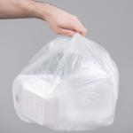 7 Gallon Olympian High Density Plastic Waste Bags 6 Micron 20" X 22" Whitecolor
