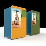 Community Old Garments Recycling Bottle Reverse Vending Machine Storage 15kg