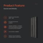 Fire Retardant Veneer Wood Slat Acoustic Wood Panel Superior Sound Absorption