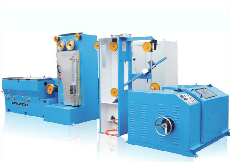 17D Intermediate Copper Wire Drawing Machine With Double Spooler
