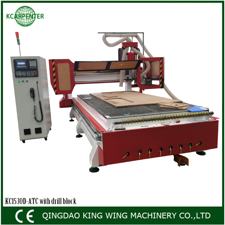 ATC wooden door design cheap cnc router machine for 3d woodworking