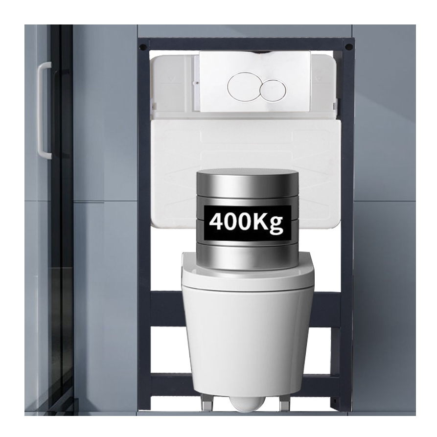 Wall Mounted Concealed Tank Cistern with Stainless Steel Frame and European Watermark