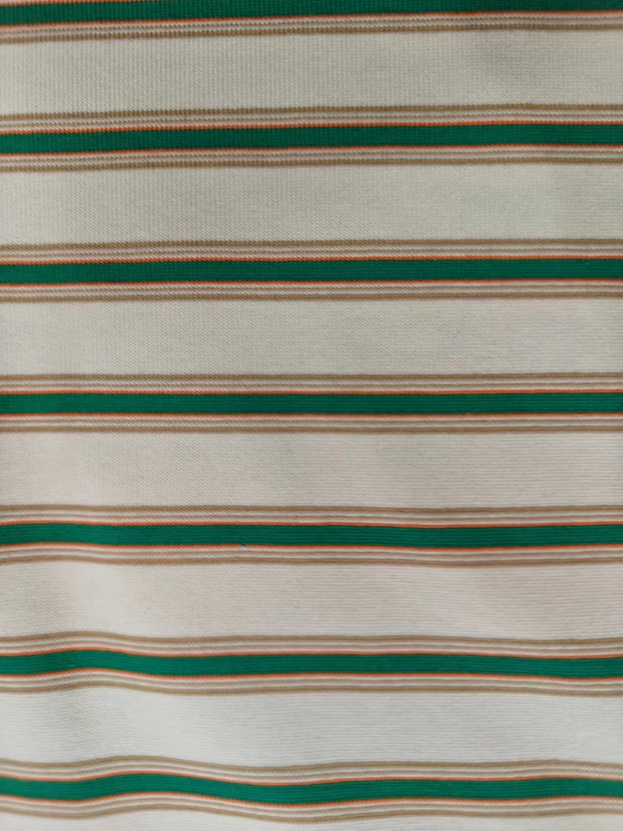 Anti-Pilling And Breathable And Soft Cotton ​Striped Material Fabric For T-Shirt