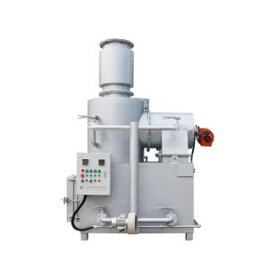 Quality Animal Incineration in Industry Two Combustion Chambers for 750L/H Waste Treatment wholesale