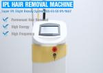 IPL Hair Removal Equipment With Cooling System For Limbs Hair / Axillary Hair