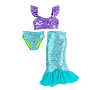 Quality Girls Mermaid Tail Costume , Mermaid Tail Children's Costume Sleeveless Top wholesale