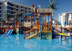 Quality Colorful Outdoor Aquatic Play Equipment 12m Height Fiberglass Slide wholesale