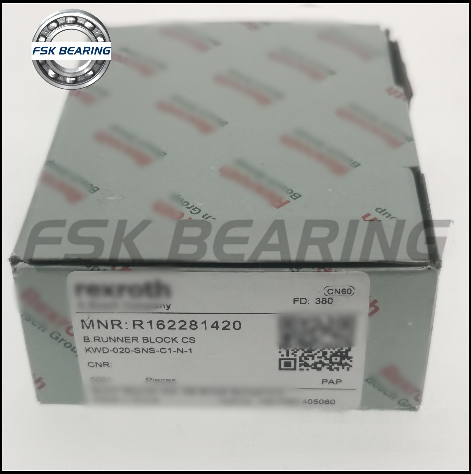 Accuracy Standard R162281420 KWD-020-SNS-C1-N-1 Ball Runner Block For Ball Rail System