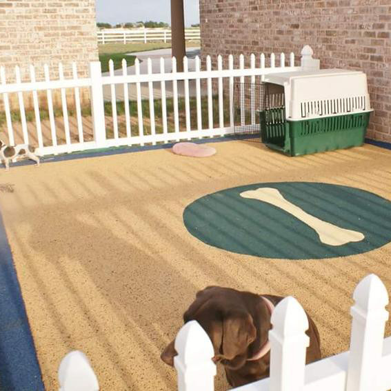 FEELING Colorful Synthetic Rubber Scrap EPDM Pour In Place Rubber Mulch