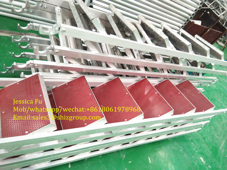 All Aluminum Mobile Steel Scaffold Stairs Ladder Platform Scaffolding System