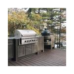 PVC Stainless Steel Outdoor Kitchen Cabinets Modern Design