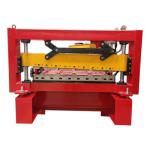 Galvalume trapezoidal sheet roll forming machine automatic rib roll forming