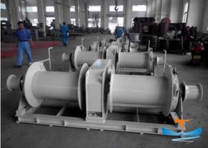 Quality Double Drum Marine Electric Winch 150kn Φ 32mm Perfect Erosion Resistance wholesale