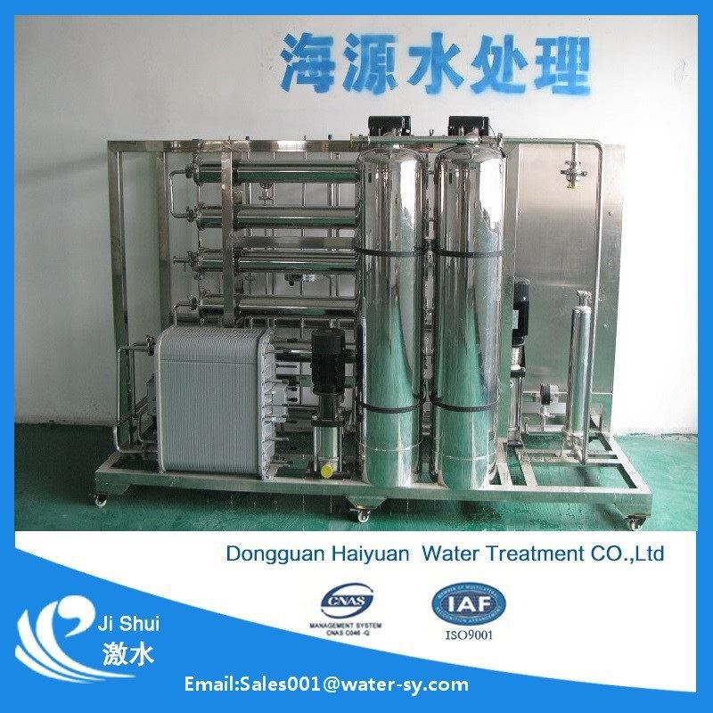 250LPH SS316 Tap Purified Water System For Pharmaceutical Double ROsystem EDI