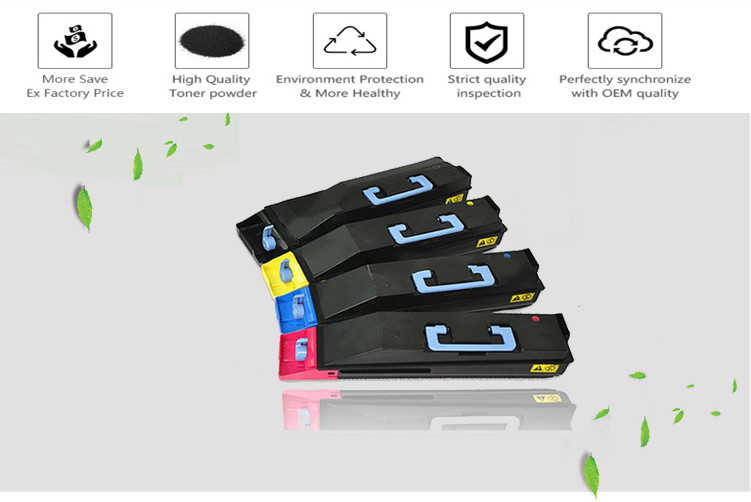 Kyocera TK 865 Toner Rainbow Kit Set C / Y / M / K Taskalfa 250CI / 300CI