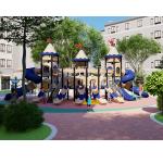 Kindergarten Kids Outdoor Plastic Playground Slides Equipment