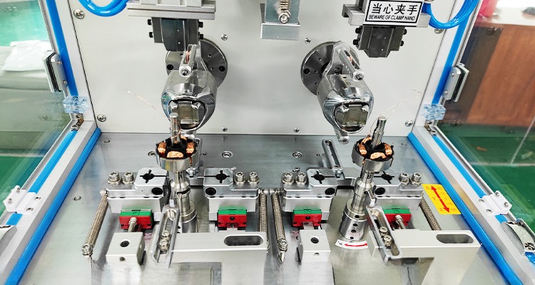 2.5kw CNC Engine Motor Parts Cooling Fan Coil Winding Machine with CNC Technology