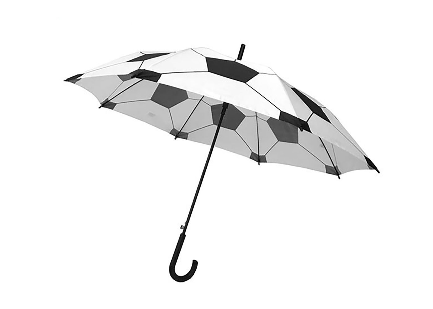 Large Auto Open Stick Umbrella Football Printed Easy One Handed Operation