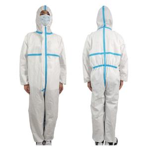 Quality Professional Disposable Protective Gowns White Disposable Overalls wholesale