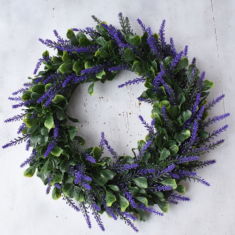 Wholesale  Artificial Plant Wall Panels Wreath for Christmas Boxwood