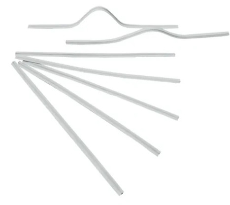 Good Flexibility PE Adult Plastic Nose Wire For Disposable Earloop Face Mask