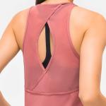 130gsm Activewear T Shirts Workout Tops For Women Yoga Tank Tops 25% spandex