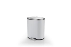 Quality 9L 347mm Height Stainless Steel Step Trash Can wholesale