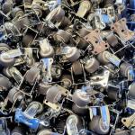 75mm TPR Furniture Swivel Casters For Chairs Cabinets