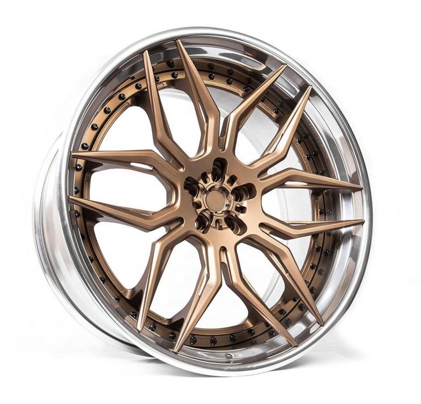 18'' 19'' 20'' 21'' 22 InchRed Colour polished Monoblock Forged Alloy Wheels Rims For Luxury Car