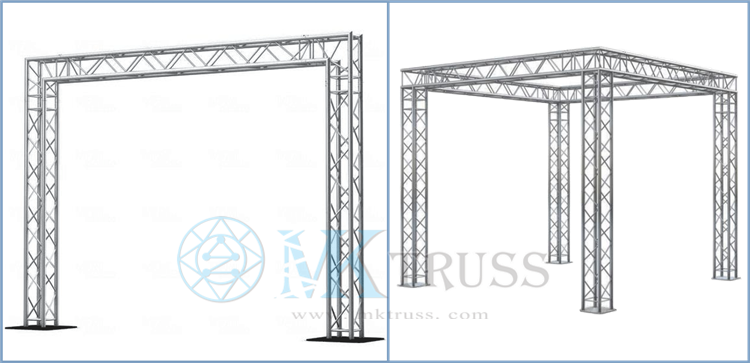 15-18 Degree Hardness Silver Aluminum DJ Truss System for Event Production Companies