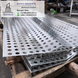 Quality SUDALU Aluminum Perforated Panel Bending Shape Aluminum Panel for Wall Decoration wholesale