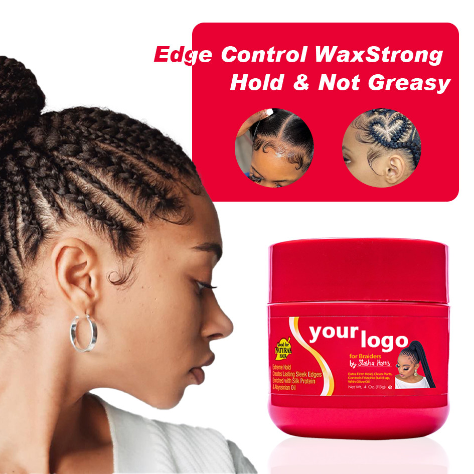 Private Label Braid Hair Gel No Flaky Strong Hold Vegan Organic Herbal Locking Gel For Curly Hair Texturizing