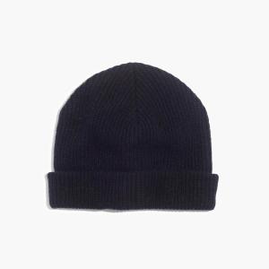 Quality Black RIB Knit Beanie Hats 96 / 3 / 1 Wool / Other Fiber / Elastane Material wholesale