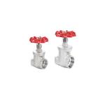 Thread Connection ISO 9001 Standard Handle Wheel Resilient Seat Stainless Steel