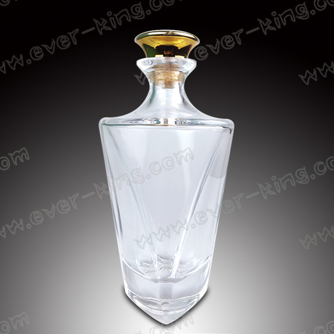 White Flint Glass 1500 ML Custom Rum Bottles