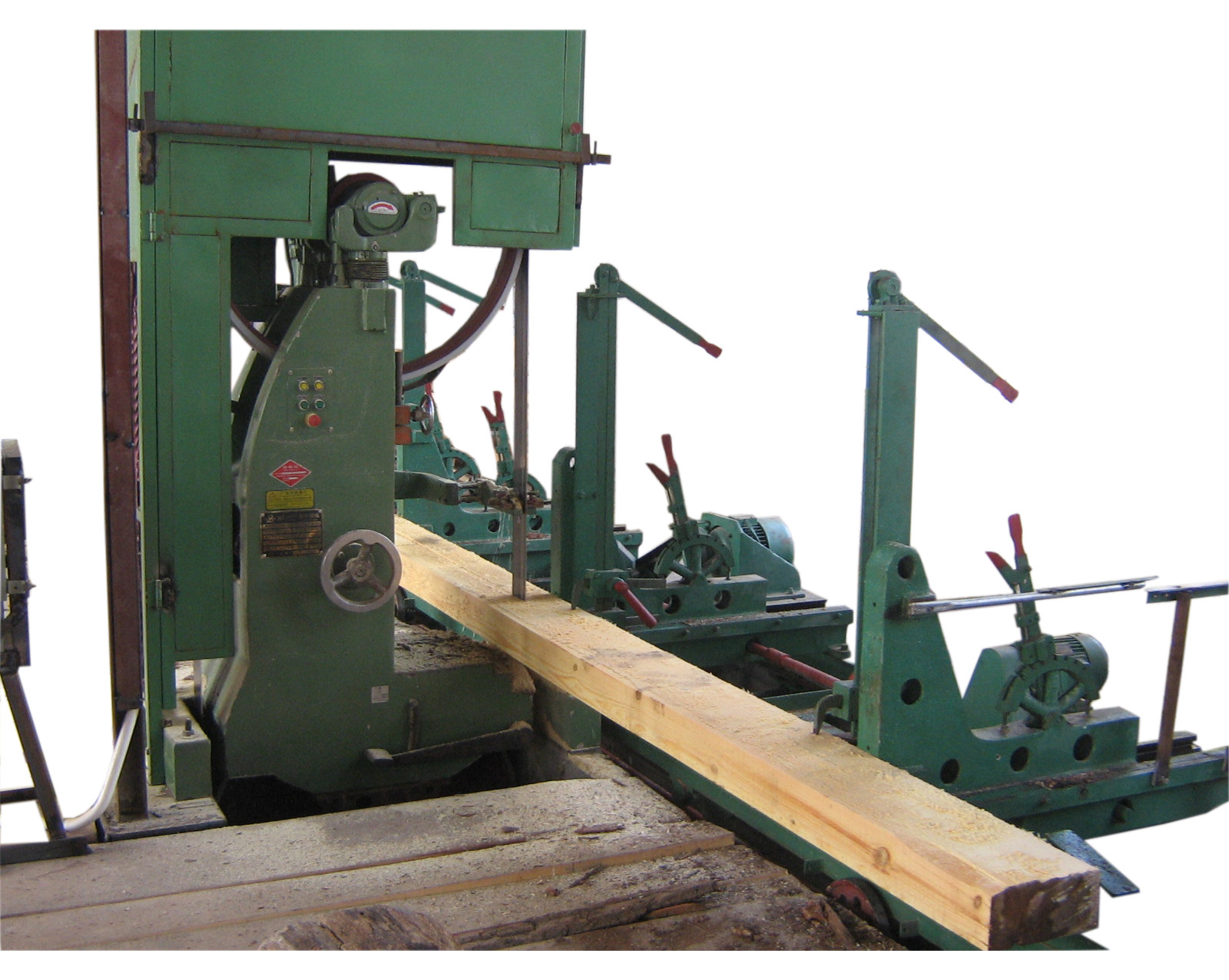 Dia. 1200mm sawing CNC Automatic Feeding Vertical Band Sawmill With Log Carriage