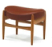 Quality America style mid century wood leg ottoman wholesale