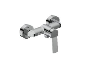 Quality Chrome Plated Single Lever Mixer Tap For Shower Wall Mounted 1/2 Inch Outlet wholesale