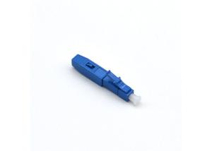 Quality LC UPC Fiber Optic Fast Connector Pre - Embedded Blue For 0.9mm Tight Buffer Cable wholesale