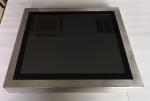 15" Pure Flat Stainless Steel Industrial Touch Screen PC Resistive Capacitive