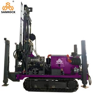 Quality Crawler Water Well Drilling Rig Equipment Rotary Borehole Hydraulic Water Drilling Rig wholesale