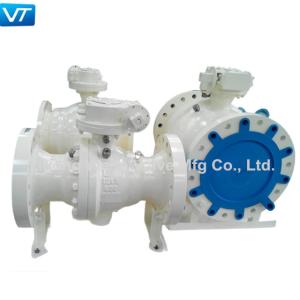 Quality 10x8'' Reduce Bore Ball Valve Forged WCC Ball Valve Class 600 wholesale