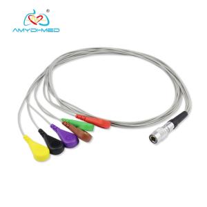 Quality AHA Standard ECG Cable 4 Leads FUUKUDA Compatible wholesale