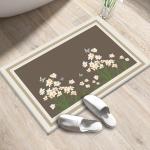 Crystal Velvet Small Non Slip Bath Mat 50*80cm Bath Rug Runner