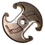 Replacement steel chainsaw clutch, clutch shoe, clutch assembly for Husaqvarna