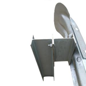 Quality Q235 Q345 Galvanized Steel W Beam Corrugated Guardrail H Post for Road Traffic Safety wholesale